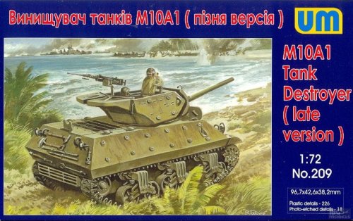 Przejdź do produktu UNIMODELS 209 - 1:72 M10A1 Tank Destroyer (late version)