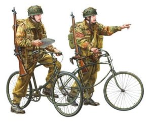 TAMIYA 35333 - 1:35 British Paratroopers & Bicycles Set