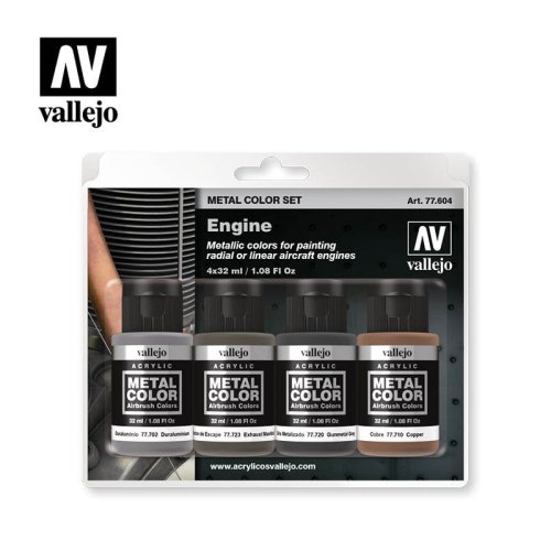 Przejdź do produktu VALLEJO 77604 - Engine - Metal Color Set
