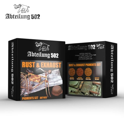 Przejdź do produktu ABTEILUNG 502 ABT403 - Rust & Exhaust Pigments Set 4 x 20 ml