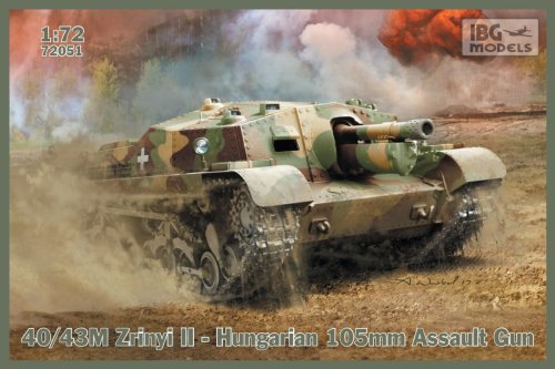 Przejdź do produktu IBG 72051 - 1:72 40/43M Zrinyi II - Hungarian 105mm Assault Gun