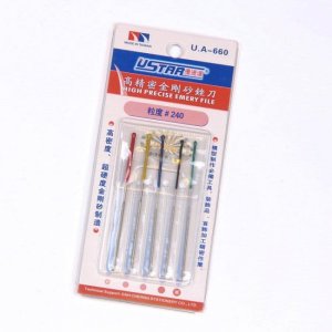 U-STAR UA90660 - Pilniki diamentowe zestaw 5 szt gradacja 240