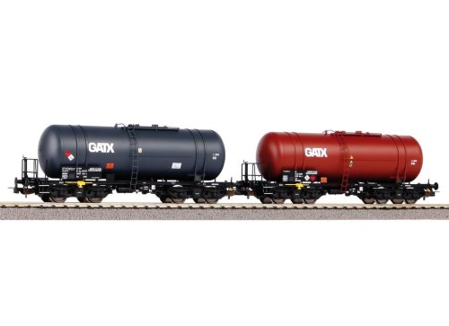 Przejdź do produktu PIKO 58384 H0 - Zestaw 2 wagonów cystern 406R PKP GATX