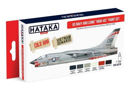 Przejdź do produktu HATAKA AS18 - Zestaw farb US Navy and USMC high-viz