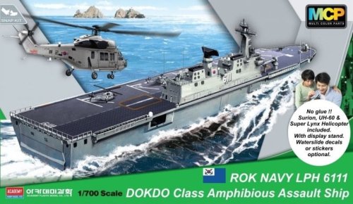 Przejdź do produktu ACADEMY 14216 - 1:700 ROK Navy LPH 6111 Dokdo Class Amphibious Assault Ship
