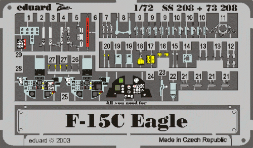 Przejdź do produktu EDUARD SS208 - 1:72 F-15C