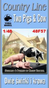 TORO MODEL 48F57 - 1:48 Country Line - dwie świnki i krowa