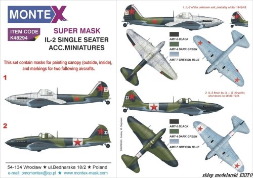 Przejdź do produktu MONTEX K48294 - 1:48 IL-2 (single seater)