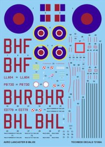 TECHMOD 72106 - 1:72 Avro Lancaster B Mk.I/III