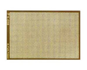 PART X028 -  Drilled Plates 0,7mm x 0,7mm wattled