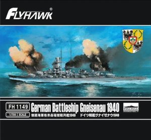 FLYHAWK 1149 - 1:700 German Battleship Gneisenau 1940