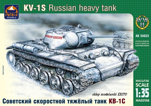 Przejdź do produktu ARK MODELS 35023 - 1:35 KV-1S Russian heavy tank