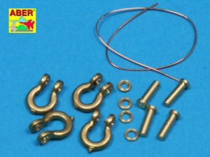 ABER R-18  - 1:35 Shackle for russian tanks KV-1, KV-2 & JS-2 x4 pcs