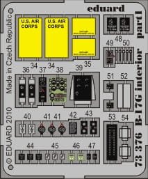 EDUARD 73376 - 1:72 B-17G interior S.A.