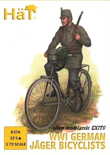 Przejdź do produktu HAT 8276 - 1:72 WWI German Jager Bicylists