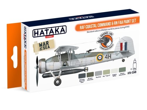 Przejdź do produktu HATAKA CS49 - Zestaw farb RAF Coastal Command & RN FAA