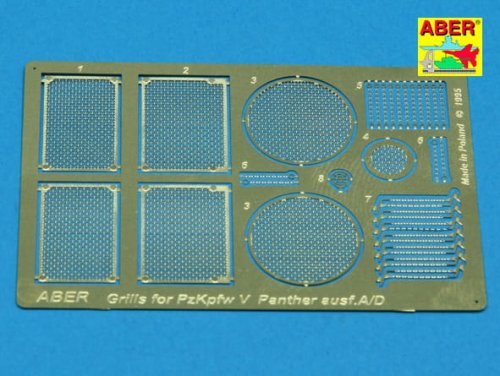 Przejdź do produktu ABER G01  - 1:35 Panther ausf A/D grills