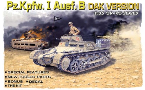 Przejdź do produktu DRAGON 6207 - 1:35 Panzer I Ausf.B DAK Version