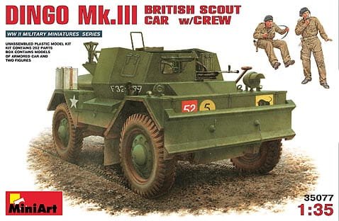 Przejdź do produktu MINIART 35077 - 1:35 Daimler Dingo Mk 3 w/crew