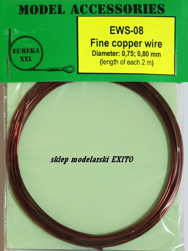 Przejdź do produktu EUREKA XXL EWS-08 - Drut miedziany 0.75 mm + 0.80 mm