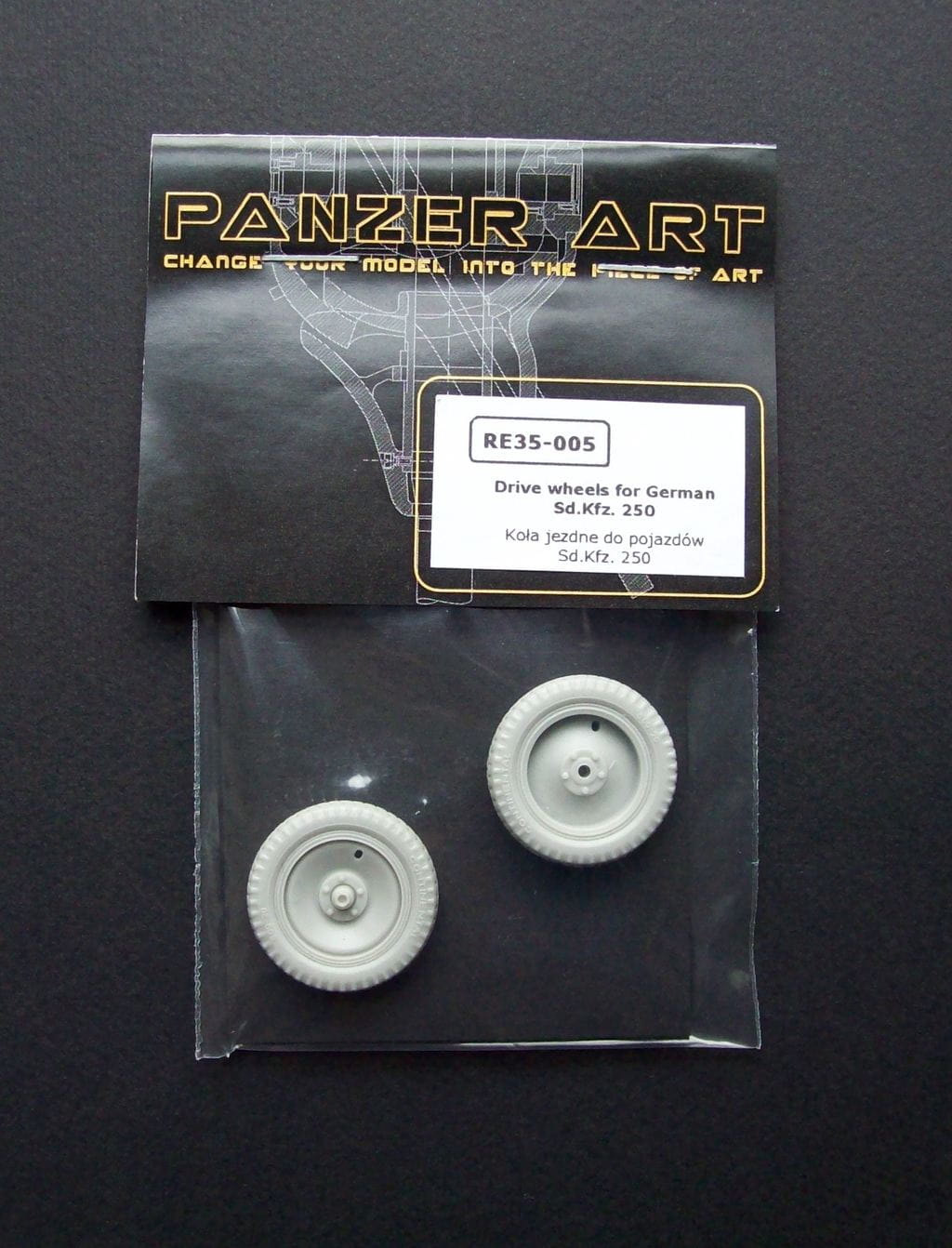 Przejdź do produktu PANZERART 35005 - 1:35 Drive Wheels for Sd.Kfz 250