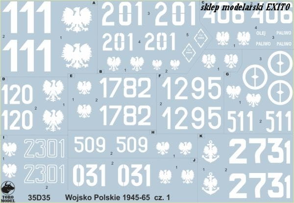 Przejdź do produktu TORO MODEL 35D35 - 1:35 Wojsko Polskie 1945-65 cz.1