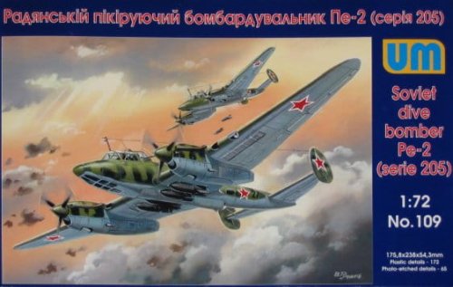Przejdź do produktu UNIMODELS 109 - 1:72 Petlyakov Pe-2 ( 265 series)