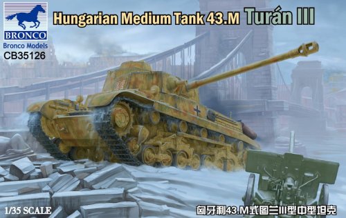 Przejdź do produktu BRONCO CB 35126 - 1:35 Hungarian Medium Tank 43.M Turan III