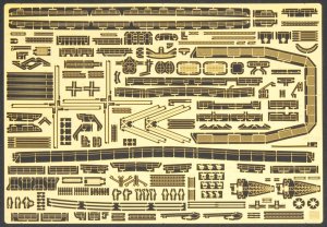 HASEGAWA 72113 QG13 - 1:350 Antarctica Observation Ship Soya Photo Etched Parts
