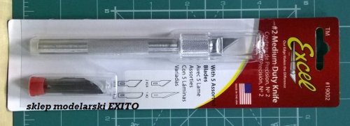 Przejdź do produktu EXCEL 19002 - Skalpel modelarski + 4 dodatkowe ostrza