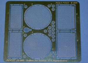 ABER 25005 - 1:25 Grilles for Sd.kfz.173 Jagdpanther