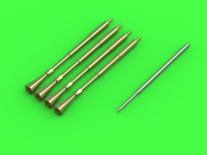 MASTER AM-32-094 - 1:32 A-1 Skyraider lufy działek 20mm z tłumikami płomieni i rurka Pitota