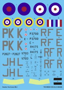 TECHMOD 48046 - 1:48 Hawker Hurricane Mk.I