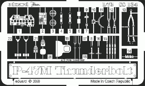 Przejdź do produktu EDUARD SS134 - 1:72 P-47M