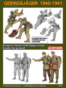 DRAGON 6345 - 1:35 German Gebirgsjager 1940-1941