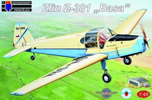 Przejdź do produktu KOVOZAVODY 4810 - 1:48 Zlin Z-381 Basa