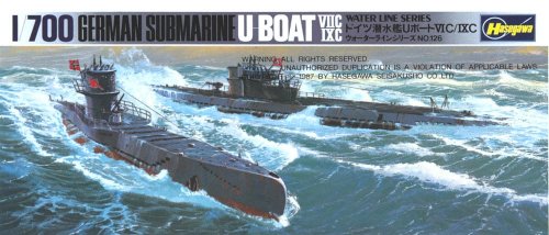Przejdź do produktu HASEGAWA WL901 - 1:700 U-Boat VIIC / IXC