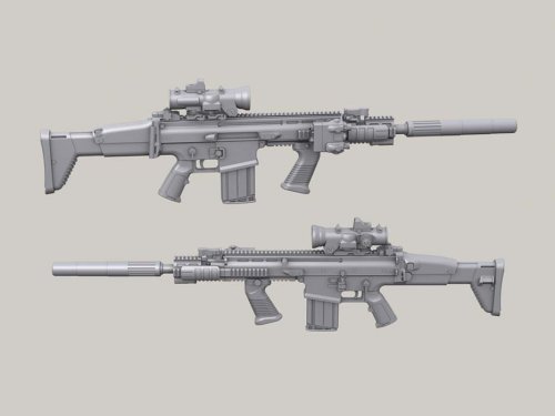 Przejdź do produktu LEGEND LF3D011 - 1:35 FN SCAR MK17 set (4pcs)