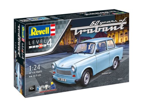 Przejdź do produktu REVELL 07777 - 1:24 Trabant 601S - 60 Years of Trabant