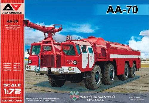 Przejdź do produktu A&A MODELS 7219 - 1:72 AA-70 Firefighting Truck