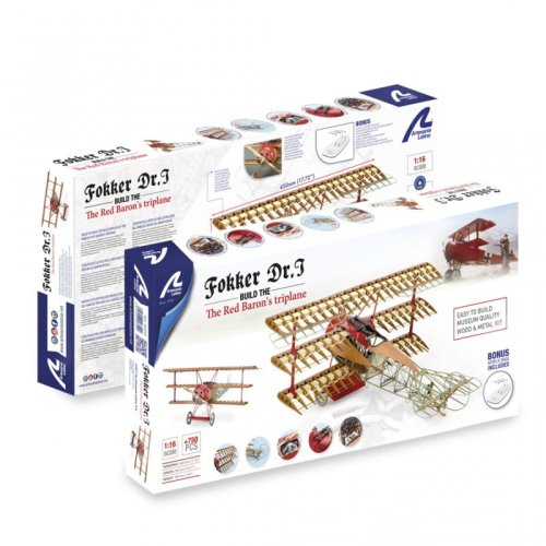 Przejdź do produktu ARTESANIA LATINA 20350 - 1:16 Fokker Dr.I Red Baron Triplane
