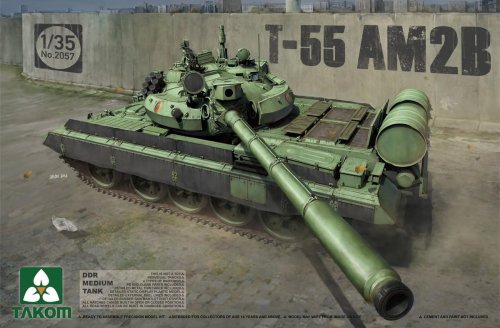 Przejdź do produktu TAKOM 2057 - 1:35 T-55 AM2B DDR Medium Tank