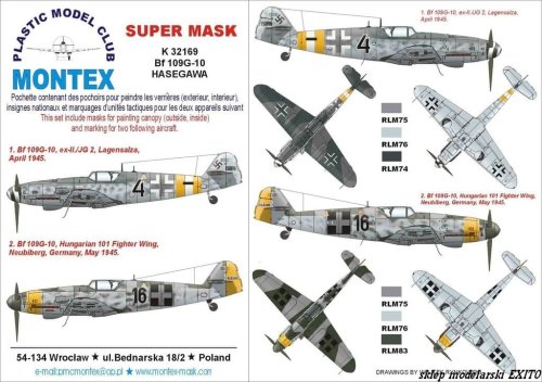 Przejdź do produktu MONTEX K32169 - 1:32 Bf-109 G-10