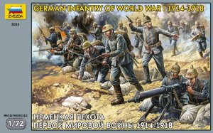 ZVEZDA 8083 - 1:72 WWI German Infantry