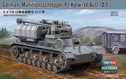 Przejdź do produktu HOBBY BOSS 82907 - 1:72 German Munitionsschlepper Pz.Kpfw. IV Ausf. D/E