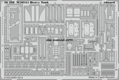 Przejdź do produktu EDUARD 36288 - 1:35 M103A1 Heavy Tank