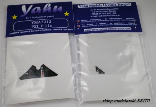 Przejdź do produktu YAHU YMA7212 - 1:72 PZL P.11c tablica przyrządów