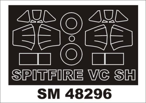 Przejdź do produktu MONTEX SM48296 - 1:48 Spitfire Mk.VC