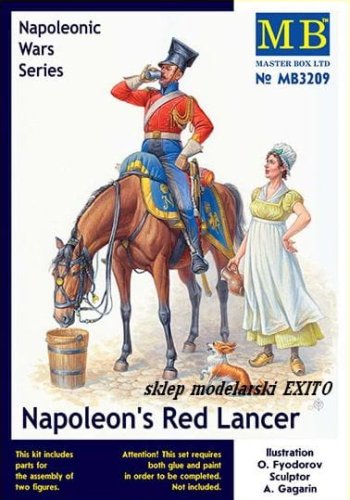 Przejdź do produktu MASTER BOX 3209 - 1:32 Napoleons Red Lancer - Napoleonic Wars Series