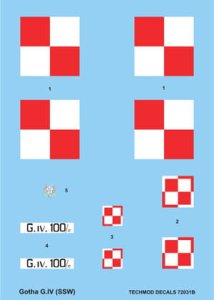 TECHMOD 72031 - 1:72 Gotha G.IV (SSW)